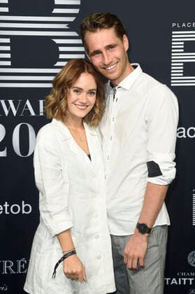 Marie Johnson mit Freund Alex Falk beim 4. Place To B Award 2019 im Axel Springer SE Verlagshaus. Berlin, 16.11.2019