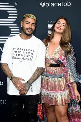 Pouya Yari alias DJ Yeezy mit Ehefrau Farina Opoku beim 4. Place To B Award 2019 im Axel Springer SE Verlagshaus. Berlin, 16.11.2019