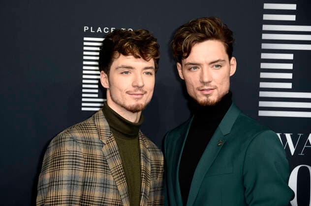 Heiko Lochmann und Roman Lochmann (Die Lochis) beim 4. Place To B Award 2019 im Axel Springer SE Verlagshaus. Berlin, 16.11.2019