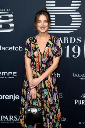 Janina Uhse beim 4. Place To B Award 2019 im Axel Springer SE Verlagshaus. Berlin, 16.11.2019