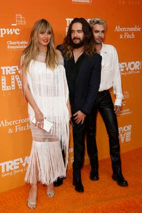 Beverly Hills, CA - NOV 17: Heidi Klum, Tom Kaulitz, and Bill Kaulitz attend The Trevor Project s TrevorLIVE LA 2019 at the Beverly Hilton Hotel on November 17, 2019 in Beverly Hills CA. Copyright: ximageSPACE MediaPunchx