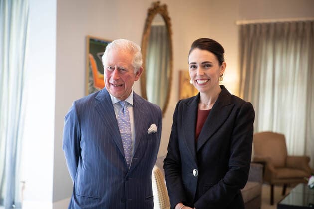 ROYAL VISIT NEW ZEALAND, Prince Charles meets with New Zealand Prime Minister Jacinda Ardern at Government House in Auckland, New Zealand, Tuesday, November 19, 2019. ( NO ARCHIVING, EDITORIAL USE ONLY, NO USE IN BOOKS WITHOUT CONSENT AUCKLAND NEW ZEALAND  Copyright: xPATRICExALLENx 20191119001433540143