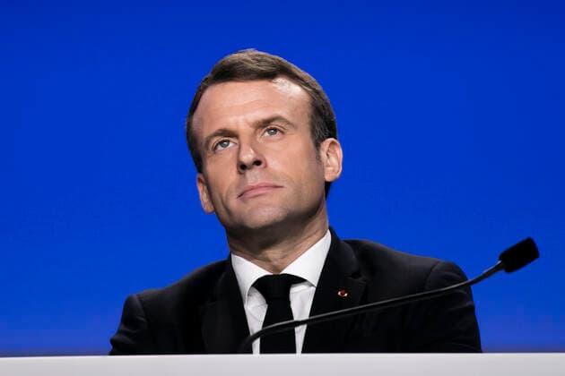 Paris, France November 19, 2019 - Opening of the Congress of Mayors of France - French President Emmanuel Macron POLITIQUE, CONGRES DES MAIRES  Copyright: xVincentxIsorex