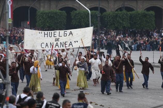 View of the parade commemorating the 109th Anniversary of the Mexican Revolution, in Mexico City, Mexico, 20 November 2019. Anniversary of the Mexican Revolution, in Mexico City !ACHTUNG: NUR REDAKTIONELLE NUTZUNG!  Copyright: xSashenkaxGutierrezx AME7561 20191120-637098813335389323