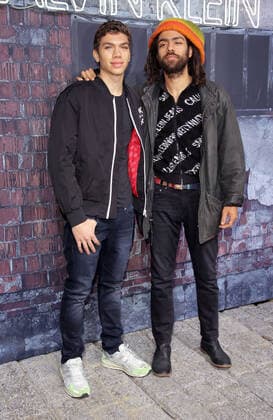 Calvin Klein 20.11.2019 Elias - und Noah Gabriel Becker beim Calvin-Klein-Fashion-Event in der Musikbrauerei, Greifswalder Strasse 23, Berlin - 20.11.2019 -