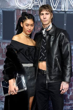 Anuthida Ploypetch mit Freund Richard Koll beim Calvin Klein - A Night Of Music, Discovery And Celebration Event in der Musikbrauerei. Berlin, 20.11.2019