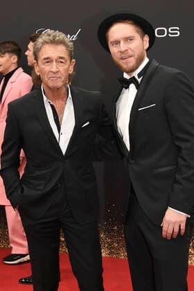 Peter Maffay und Johannes Oerding bei der 71. Bambi-Verleihung 2019 im Festspielhaus. Baden-Baden, 21.11.2019 *** Peter Maffay and Johannes Oerding at the 71 Bambi Award 2019 in the Festspielhaus Baden Baden, 21 11 2019 Foto:xB.xInsingerx xFuturexImage