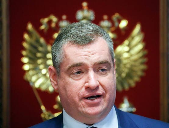 MOSCOW, RUSSIA â€“ NOVEMBER 22, 2019: Lawmaker Leonid Slutsky at a roundtable discussion on violating rights of Russian nationals abroad held by a State Duma committee on international relations. Sergei Savostyanov TASS  TS0C43D1