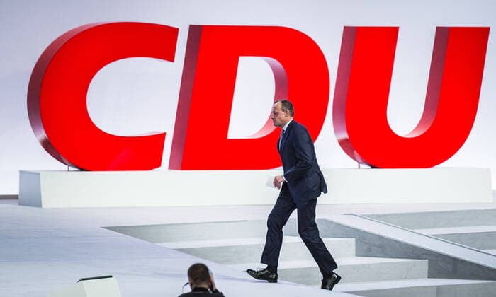 Friedrich Merz, aufgenommen im Rahmen des 32. Bundesparteitages der CDU in Leipzig, 22.11.2019. Leipzig Deutschland *** Friedrich Merz, recorded as part of the CDUs 32th federal party conference in Leipzig, 22 11 2019 Leipzig Germany Copyright: xFlorianxGaertner photothek.netx