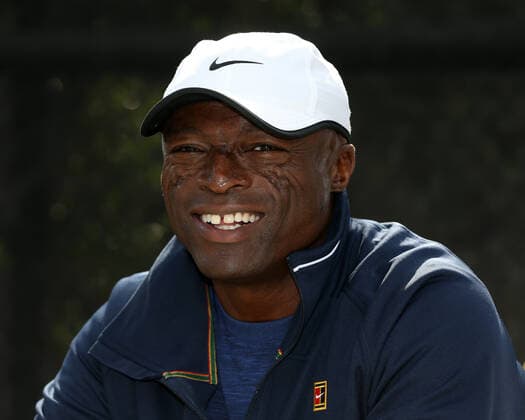 BOCA RATON, FL - NOVEMBER 22: Seal playing Tennis at The Boca Raton Resort Tennis Center for the 29th Annual Chris Evert Raymond James Pro-Celebrity Tennis Classic, on November 22, 2019 in Boca Raton, Florida...People: Seal Boca Raton United States Of America - ZUMAs214 20191122_zba_s214_096 Copyright: xSMGx