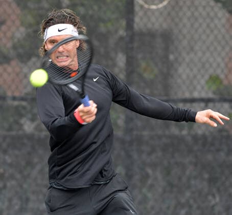 November 22, 2019, Boca Raton, Florida, USA: Singer GAVIN ROSSDALE playing Tennis at The Boca Raton Resort Tennis Center for the 29th Annual Chris Evert Raymond James Pro-Celebrity Tennis Classic. Boca Raton USA - ZUMAs214 20191122_zba_s214_164 Copyright: xSMGx