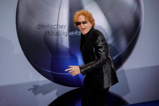 22.11.2019. Düsseldorf. Verleihung 12. Deutscher Nachhaltigkeitspreis. Mick Hucknall, Frontmann von Simply Red. Düsseldorf Hotoel Maritim Nordrhein-Westfalen Deutschland