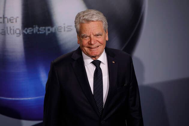 22.11.2019. Düsseldorf. Verleihung 12. Deutscher Nachhaltigkeitspreis. Bundespräsident a.D. Joachim Gauck. Düsseldorf Hotoel Maritim Nordrhein-Westfalen Deutschland