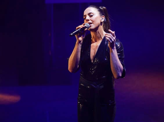 22.11.2019. Düsseldorf. Verleihung 12. Deutscher Nachhaltigkeitspreis. Melanie Jayne Chisholm (Melanie C.). Düsseldorf Hotoel Maritim Nordrhein-Westfalen Deutschland
