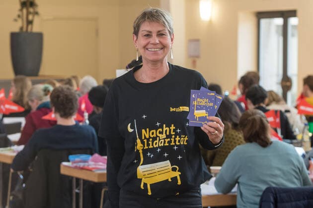 Berlin Politik Landesparteitag Die Linke. Landesparteitag des Berliner Landesverband der Partei Die Linke. am Samstag den 23. November 2019. Im Bild: Elke Breitenbach, Senatorin fuer Integration, Arbeit und Soziales. 23.11.2019, Berlin *** Berlin Politics Regional Party Conference The Left Regional Party Conference of the Berlin Regional Association of the Party The Left on Saturday, 23 November 2019 Elke Breitenbach, Senator for Integration, Labour and Social Affairs 23 11 2019, Berlin