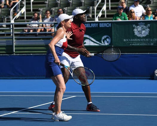 DELRAY BEACH, FL - NOVEMBER 23: Chris Evert and Seal attend the 30th annual Chris Evert Pro-Celebrity Tennis Classic held at the Delray Beach Tennis Center on November 23, 2019 in Delray Beach Florida. Copyright: xMpi04x xMediaPunchx