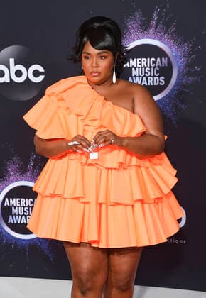 LOS ANGELES, CA - NOVEMBER 24: Lizzo attends the 2019 American Music Awards at Microsoft Theater on November 24, 2019 in Los Angeles, California. Photo: imageSPACE MediaPunch Copyright: ximageSPACEx