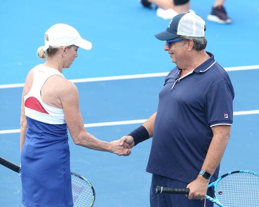 DELRAY BEACH, FL - NOVEMBER 24: Jon Lovitz participates in the 30TH Annual Chris Evert Pro-Celebrity Tennis Classic presented by Chase Private Client at Delray Beach Tennis Center on November 24, 2019 in Delray Beach, Florida..People: Jon Lovitz Delray Beach United States Of America - ZUMAs214 20191124_zba_s214_127 Copyright: xSMGx