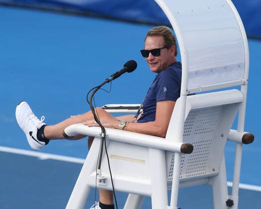 DELRAY BEACH, FL - NOVEMBER 24: Carson Kressley participates in the 30TH Annual Chris Evert Pro-Celebrity Tennis Classic presented by Chase Private Client at Delray Beach Tennis Center on November 24, 2019 in Delray Beach, Florida..People: Carson Kressley Delray Beach United States Of America - ZUMAs214 20191124_zba_s214_060 Copyright: xSMGx