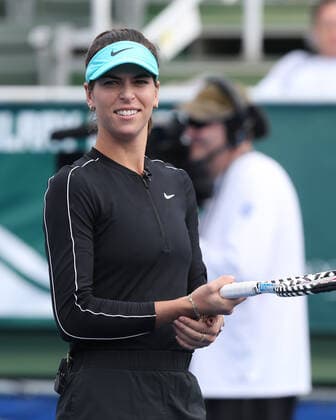DELRAY BEACH, FL - NOVEMBER 24: Ajla Tomljanovic participates in the 30TH Annual Chris Evert Pro-Celebrity Tennis Classic presented by Chase Private Client at Delray Beach Tennis Center on November 24, 2019 in Delray Beach, Florida..People: Ajla Tomljanovic Delray Beach United States Of America - ZUMAs214 20191124_zba_s214_043 Copyright: xSMGx