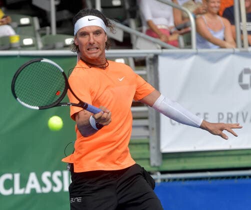 November 24, 2019, Delray Beach, Florida, United States Of America: DELRAY BEACH, FL - NOVEMBER 24: Galvin Rossdale participates in the 30TH Annual Chris Evert Pro-Celebrity Tennis Classic presented by Chase Private Client at Delray Beach Tennis Center on November 24, 2019 in Delray Beach, Florida..People: Galvin Rossdale Delray Beach United States Of America - ZUMAn287 20191124_zaa_n287_037 Copyright: xSMGx