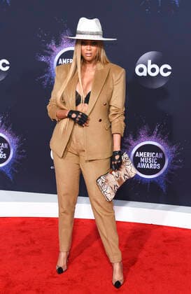 LOS ANGELES, CA - NOVEMBER 24: Tyra Banks attends the 2019 American Music Awards at Microsoft Theater on November 24, 2019 in Los Angeles, California. Photo: imageSPACE MediaPunch Copyright: ximageSPACEx