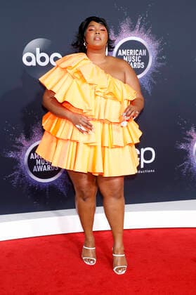 Lizzo bei der Verleihung der 47. American Music Awards 2019 im Microsoft Theater. Los Angeles, 24.11.2019