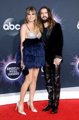 Heidi Klum mnit Ehemann Tom Kaulitz bei der Verleihung der 47. American Music Awards 2019 im Microsoft Theater. Los Angeles, 24.11.2019