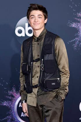 Asher Angel bei der Verleihung der 47. American Music Awards 2019 im Microsoft Theater. Los Angeles, 24.11.2019