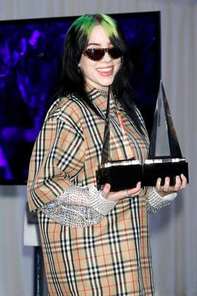 Billie Eilish bei der Verleihung der 47. American Music Awards 2019 im Microsoft Theater. Los Angeles, 24.11.2019