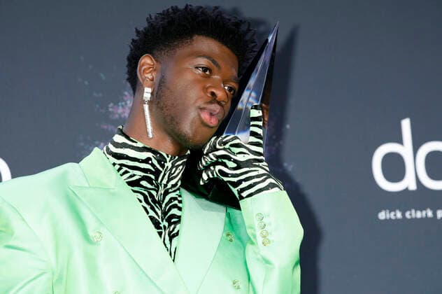 Lil Nas X bei der Verleihung der 47. American Music Awards 2019 im Microsoft Theater. Los Angeles, 24.11.2019