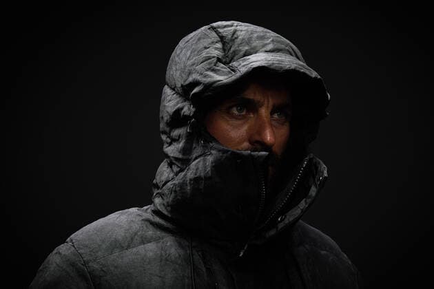November 25, 2019: A Dutch brand have created the world s strongest puffer jacket - and it s an incredible 15 times stronger than steel...Dubbed The Indestructible Puffer by clothing concept company Vollebak, the jacket is made from Dyneema, the worldÃ¢â‚¬â ¢s strongest fibre. In fact the fibre used is so strong that it s been used as body armour, anti-ballistic vehicle armour, mooring systems for giant container ships, and in the ropes used to tie down oil rigs in chaotic seas...The Indestructible Puffer can withstand temperatures as low as 140 degrees Fahrenheit. As the temperature drops, the jacket goes into Hulk mode, gaining strength as it gets colder. During extreme winter conditions, the jacket has proven to gain 5-10% strength when the temperature drops past -50C... Most puffer jackets are built to be as light as possible, so the - ZUMAc218 20191125_zia_c218_036 Copyright: xCOVERxImagesx
