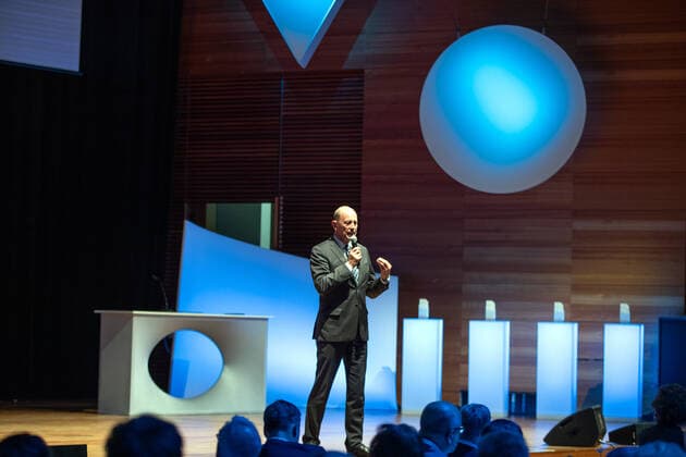Preisverleihung Thüringer Innovationspreis 2019 Minister Wolfgang Tiefensee auf der Preisverleihung des Thüringer Innovationspreises 2019 Weimar congress center Thüringen Deutschland