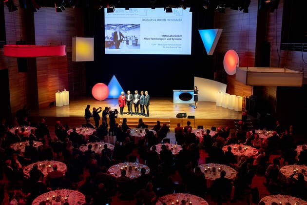 Thüringer Innovationspreis 2019 Die Preisträger des Thüringer Innovationspreises Digitales & Medien - MetraLabs GmbH Weimar congress center Thüringen Deutschland