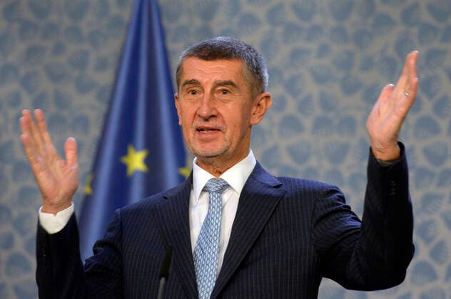 Czech Prime Minister Andrej Babis speaks during the press conference on government measures to protect climate. in Prague, Czech Republic, November 29, 2019. (CTKxPhoto KaterinaxSulova) CTKPhotoP201911290356501  _SUK7507