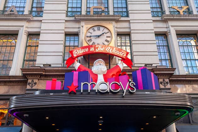 Shoppers celebrate Black Friday in New York Macy s Herald Square flagship store in New York on the day after Thanksgiving, Black Friday, November 29, 2019. This year Thanksgiving fell on the latest possible date giving desperate retailers one week less of Christmas shopping. (  RichardxB.xLevine