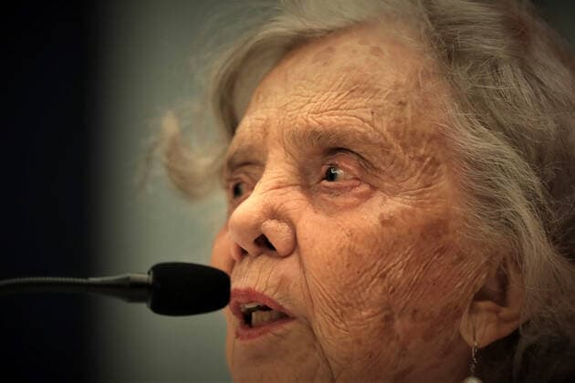 December 3, 2019: EUM20191203CUL04.JPG.GUADALAJARA, Jal. BooksLibros-FIL-Poniatowska.- 3 de diciembre de 2019. La escritora Elena Poniatowska presenta su mas reciente libro El amante polaco en la Feria Internacional del Libro de Guadalajara. Foto: Agencia EL UNIVERSALBerenice FregosoEELG  - ZUMAu78_ 20191203_zaf_u78_015 Copyright: xElxUniversalx