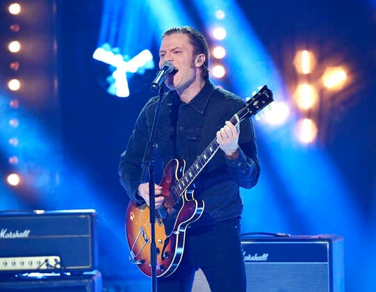Mando Diao - Björn Dixgard Skavlan TV show, Stockholm, Sweden, 2019-12-04 (c) Karin Törnblom TT Kod 2377 Stockholm Sverige x2377x *** Mando Diao Björn Dixgard Skavlan TV show, Stockholm, Sweden, 2019 12 04 c Karin Törnblom TT Code 2377 Stockholm Sweden x2377x,  Copyright: xKarinxTörnblom TTx Skavlan 2019