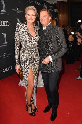 Gräfin Stephanie von Pfuel mit Freund Edmond Fokker van Crayestein beim Audi Generation Award 2019 im Hotel Bayerischer Hof. München, 04.12.2019