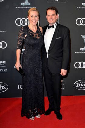 Bettina Wulff mit Freund Jan-Henrik Behnken beim Audi Generation Award 2019 im Hotel Bayerischer Hof. München, 04.12.2019
