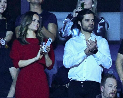 Prince Carl Philip and Princess Sofia and Aviici s father Klas Bergling at the Tribute Concert For Mental Health Awareness at Friends Arena in Stockholm, Sweden on Dec 05, 2019 Sweden x7179x,  Copyright: xlexxLjungdahl EXP TTx ROYALS AT AVIIICI TRIBUTE CONCERT