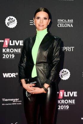 Teresa Enke bei der 20. Verleihung der 1Live Krone 2019 in der Jahrhunderthalle. Bochum, 05.12.2019