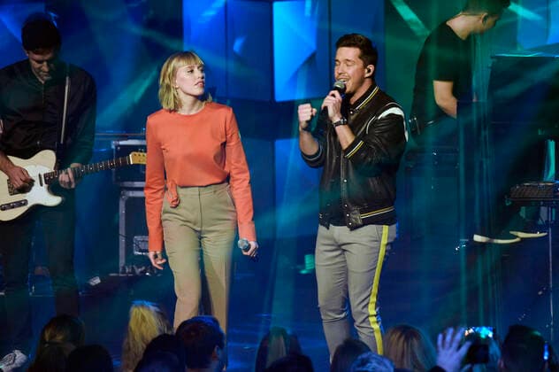 Lea und Nico Santos bei der 20. Verleihung der 1Live Krone 2019 in der Jahrhunderthalle. Bochum, 05.12.2019