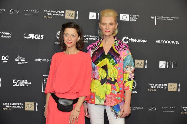Preisverleihung des EFA 2019 Hera Hilmar, Agata Buzek Ankunft zur Verleihung des EFA ( European Film Awards 2019) im Haus der der Berliner Festspiele in Berlin am 07.12.2019 *** EFA 2019 Award Ceremony Hera Hilmar, Agata Buzek Arrival for the EFA European Film Awards 2019 at the Haus der Berliner Festspiele in Berlin on 07 12 2019 PPM