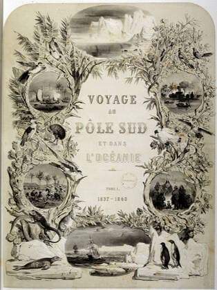 Voyage DUMONT d URVILLE Voyages de DUMONT D URVILLE: Voyages au Pole Sud et en Oceanie, de 1837 a 1840. edition de 1846. Atlas Pittoresque tome 1, page de faux titre ou frontispice. Voyages geographiques et explorations au 19eme siecle, XIXe s. Ouvrage conserve a la bibliotheque de versailles. Credit Collection JEAN VIGNE KHARBINE TAPABOR *** Voyage DUMONT d URVILLE Voyages de DUMONT D URVILLE Voyages au Pole Sud et en Oceanie, de 1837 a 1840 edition de 1846 Atlas Pittoresque tome 1, page de faux titre ou frontispiece Voyages géographiques et explorations au 19eme siecle, XIXe s Ouvrage conserve a la bibliothèque de versailles Credit Collection JEAN VIGNE KHARBINE TAPABOR  KH123467