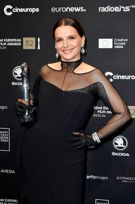 Juliette Binoche bei der Verleihung des 32. Europäischen Filmpreises 2019 im Haus der Berliner Festspiele. Berlin, 07.12.2019