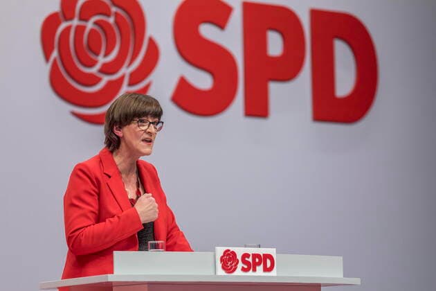 Saskia Esken DEU Berlin Â Paul Weisflog SPD-Bundesparteitag: Saskia Esken gehört zum neuen Führungsduo der SPD. (