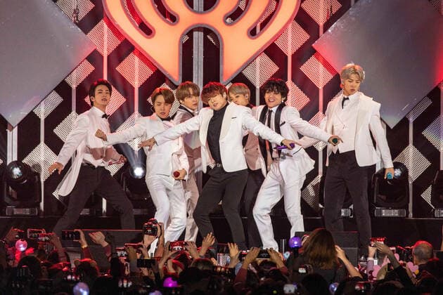 December 6, 2019: BTS during the KIIS FM iHeartRadio Jingle Ball at The Forum in Los Angeles, California, United States - 6 December 2019  - ZUMAr152 20191206_zaa_r152_008 Copyright: xDd1x
