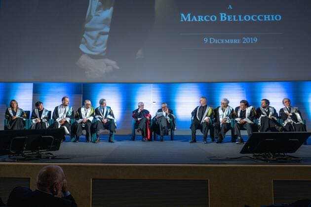 Ceremony of conferring the Master s Degree on Honors in Television, Cinema and New Madia to Marco Bellocchio at IULM University, Via Carlo Bo 7 Milan Editorial Usage Only  Copyright: xFrancescoxBozzox xIPAx
