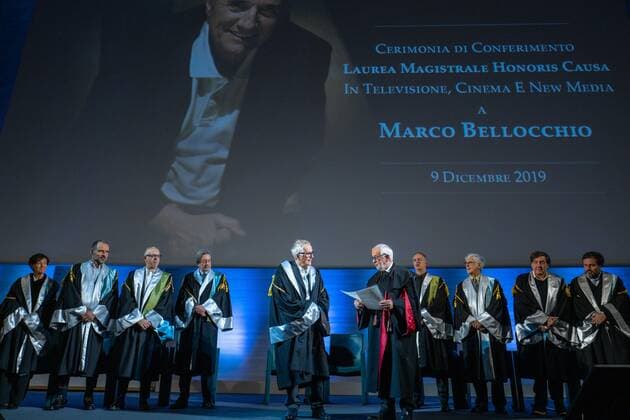 Ceremony of conferring the Master s Degree on Honors in Television, Cinema and New Madia to Marco Bellocchio at IULM University, Via Carlo Bo 7 Milan Editorial Usage Only  Copyright: xFrancescoxBozzox xIPAx